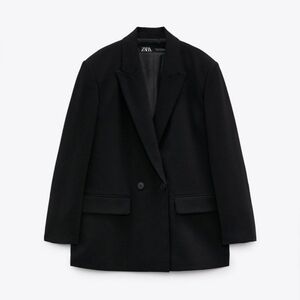 NWOT Zara Oversize Blazer Black Size M